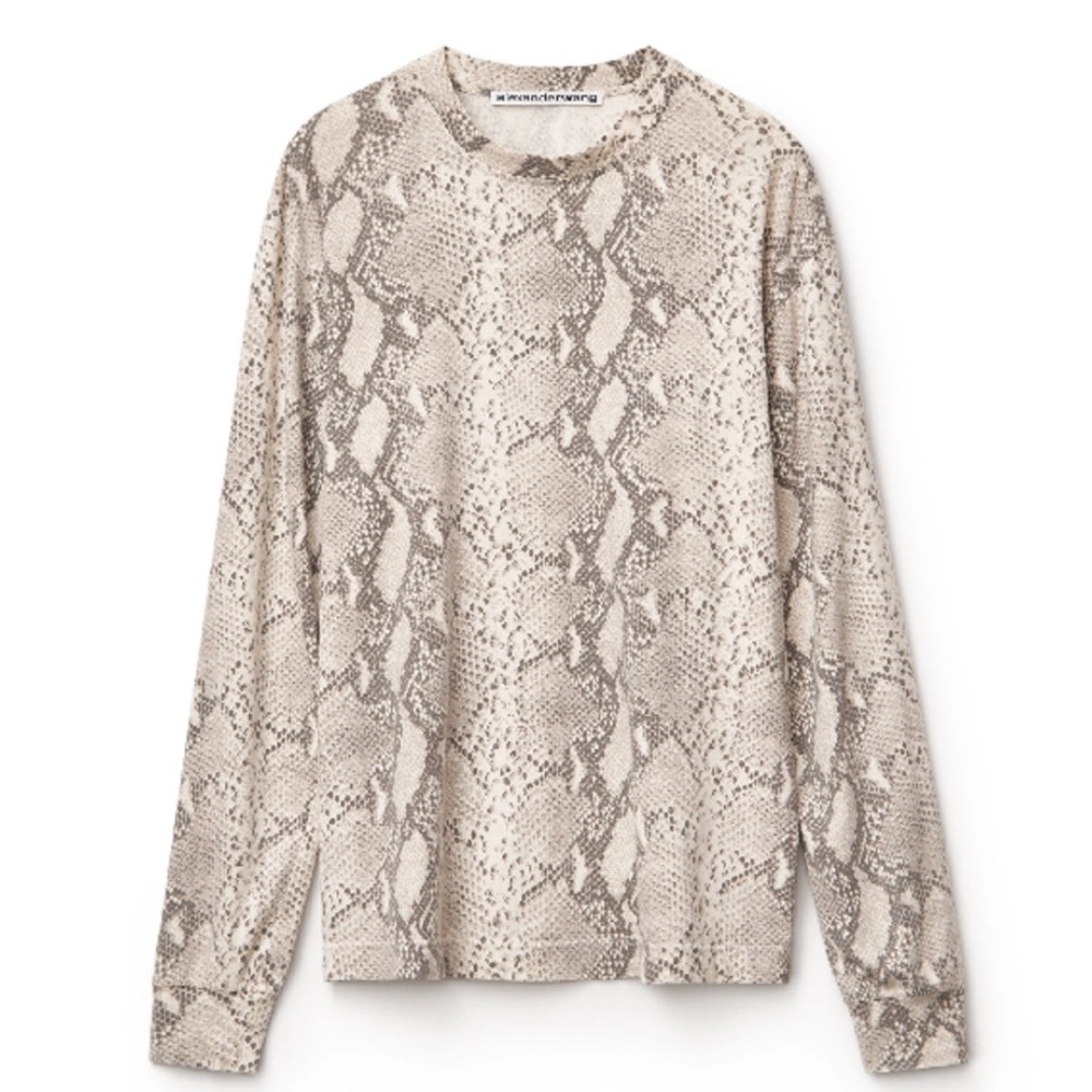alexander wang snake print top